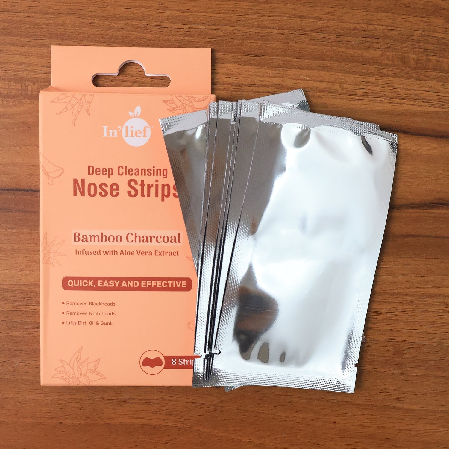 In'lief Bamboo Charcoal Deep Cleansing Nose (8 Strips) In'lief Bamboo Charcoal Deep Cleansing Nose (8 Strips)